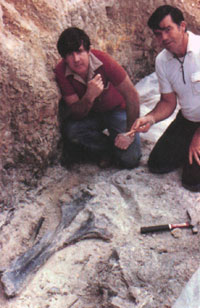 Artist Robert Summers and Carl Baugh